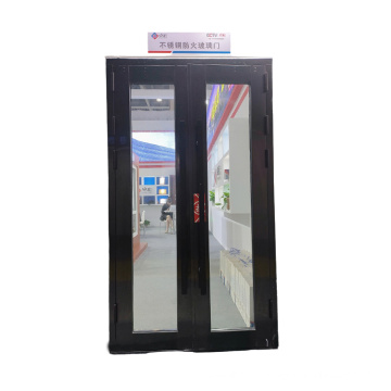 Professional Manufacturer Fire-rated Glass White Sliding Aluminum Fire Door